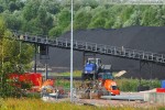 Massenschüttgutlager und die Bahnverladestation im Rüstersieler Groden