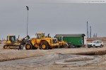 Die Baustelle des JadeWeserPort in Wilhelmshaven