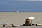 Wilhelmshaven: Blick in Richtung Richtfeuerlinie Jappensand
