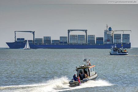 Containerterminal Wilhelmshaven (CTW): Containerschiff Maersk Nijmegen