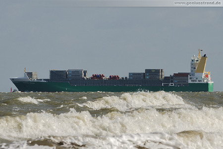 JadeWeserPort: Container-Feederschiff HEINRICH EHLER (outbound)