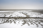Wilhelmshaven: Schneebilder aus dem Banter Watt